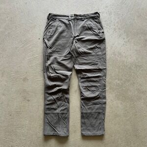 Flylow Trailworks Pants Size 34x30 Gray Double Knee Nylon Hiking Style 1041